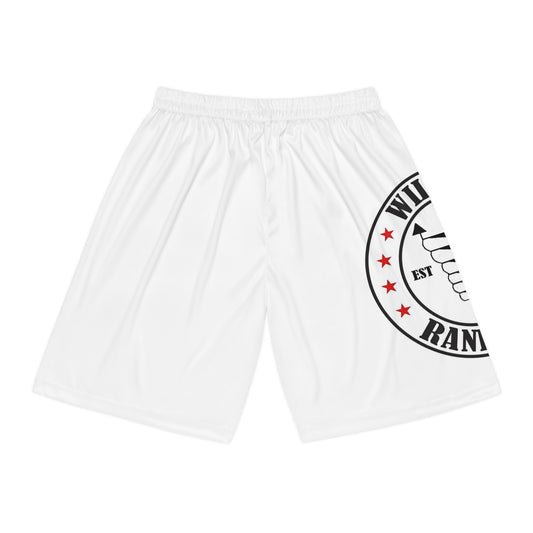 William Randolph Signature | White Logo Shorts