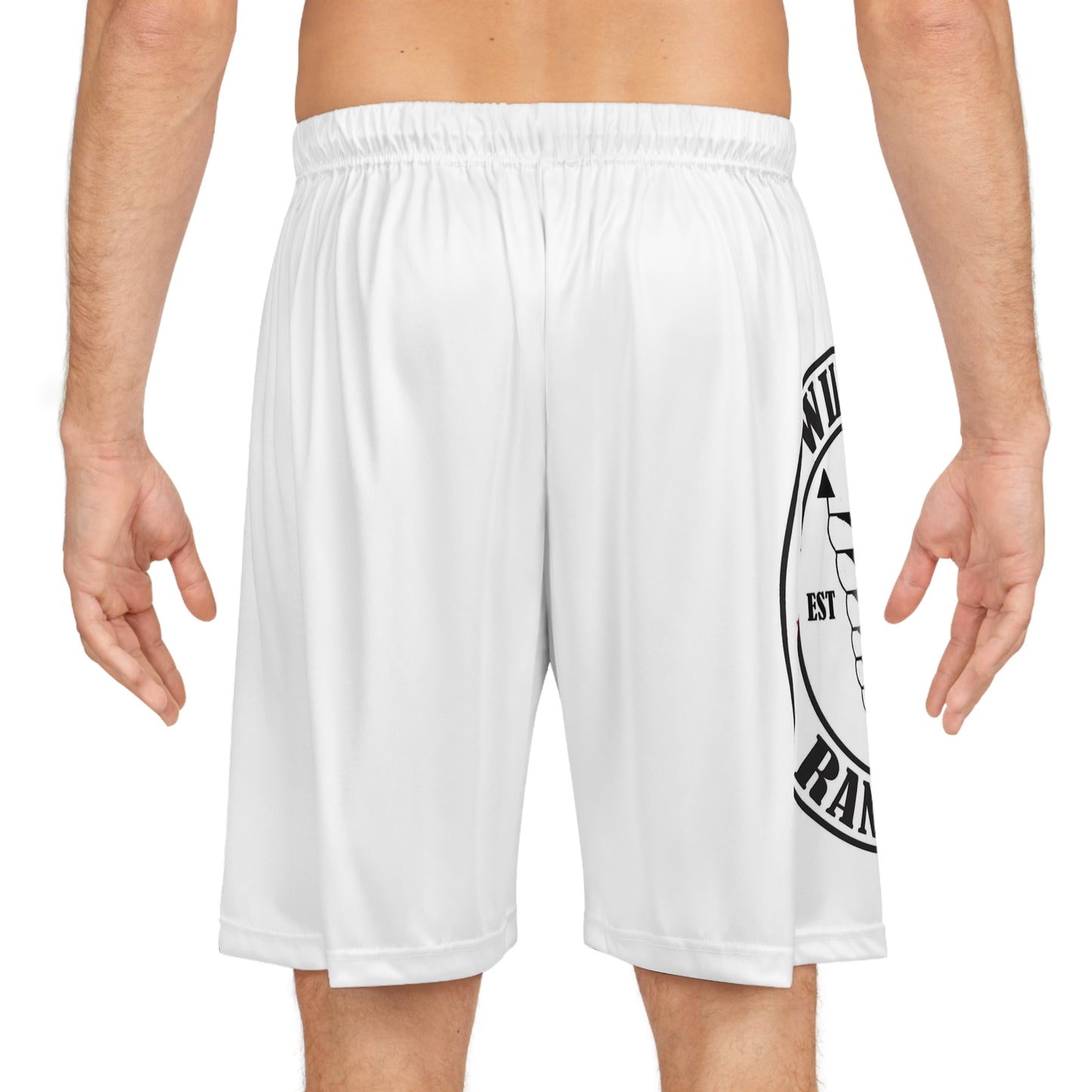 William Randolph Signature | White Logo Shorts