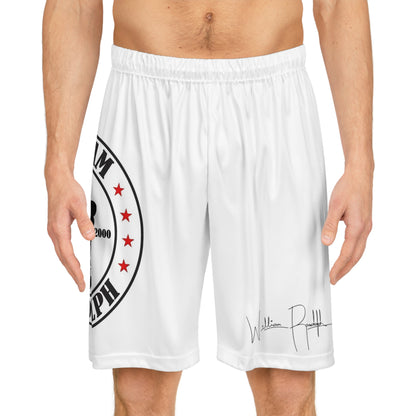 William Randolph Signature | White Logo Shorts