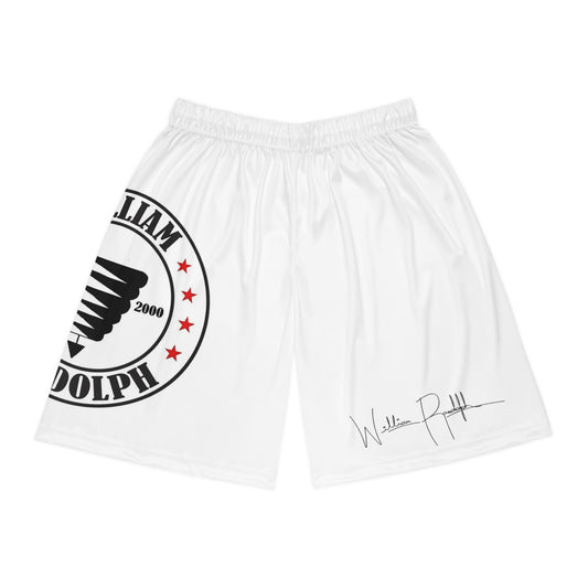 William Randolph Signature | White Logo Shorts
